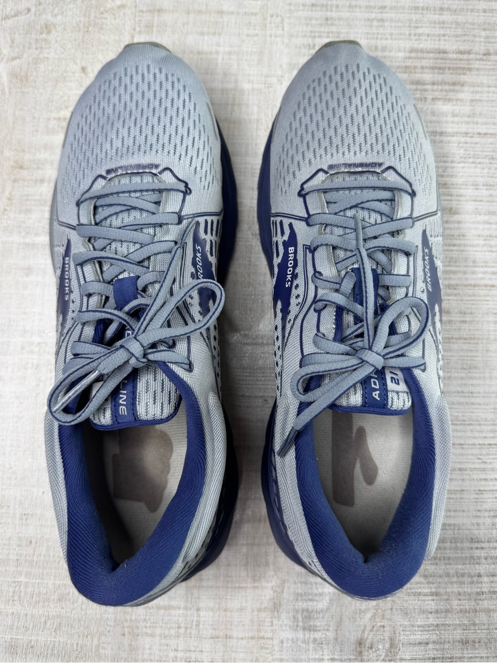 Brooks Glycerin GTS 19 Running Shoes Gray Blue Men's Size 11 - Picture 2 of 12